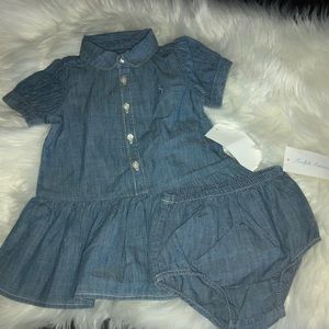 Ralph Lauren Baby Dress Denim 6months